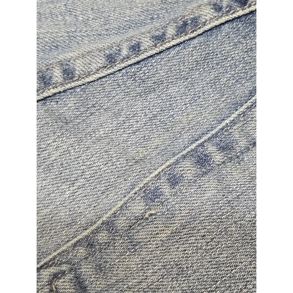 Ag-Ed Denim Adriano Goldschmied MidRise Jeans Fray Hem 27R Med Wash Blue Boot